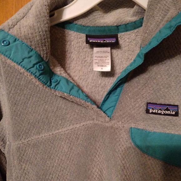 Patagonia retooled snap gray small pullover - Picture 2 of 2